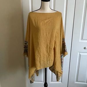 Three Bird Nest Poncho Top